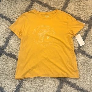 Hurley yellow t-shirt!